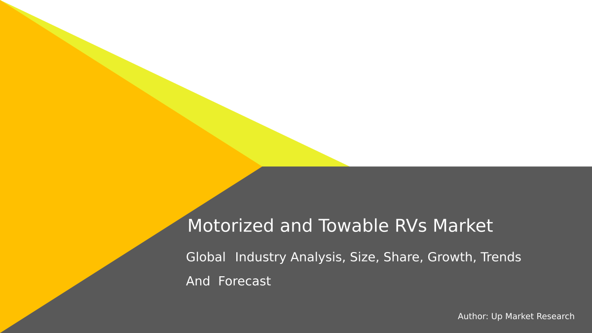 Motorized and Towable RVs Market Report Global Forecast To 2028 Up